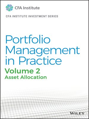 cover image of Portfolio Management in Practice, Volume 2